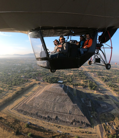vuelos en dirigible únicos en México